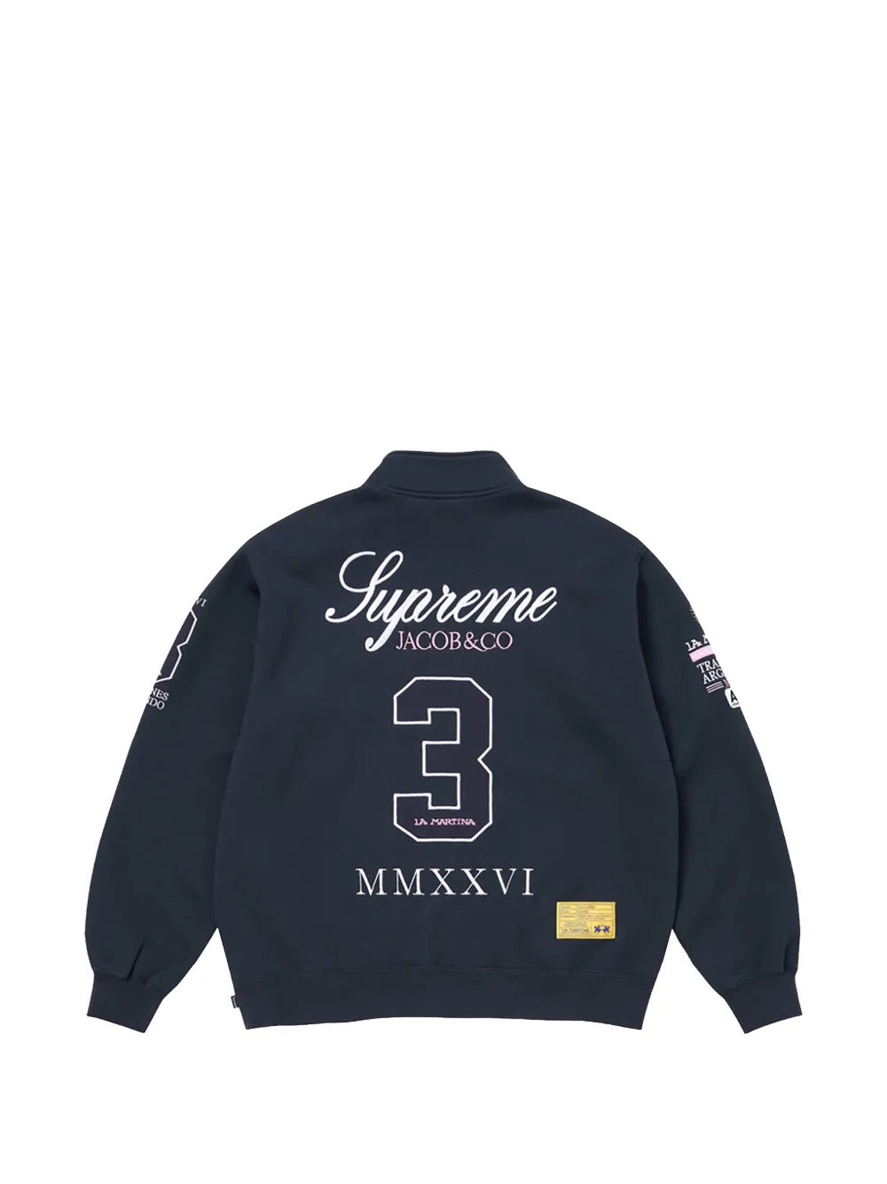 Supreme x La Martina x Jacob & Co zip-up sweatshirt - Azul - imagen 2