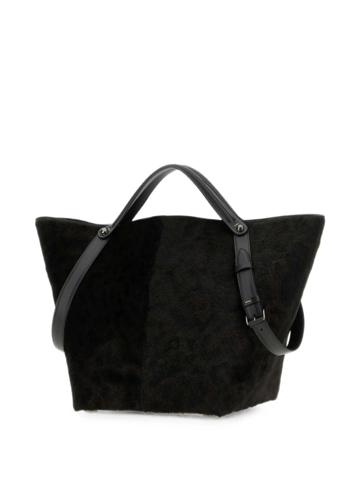 Maison Margiela tote con asa en la parte superior - Negro - imagen 3