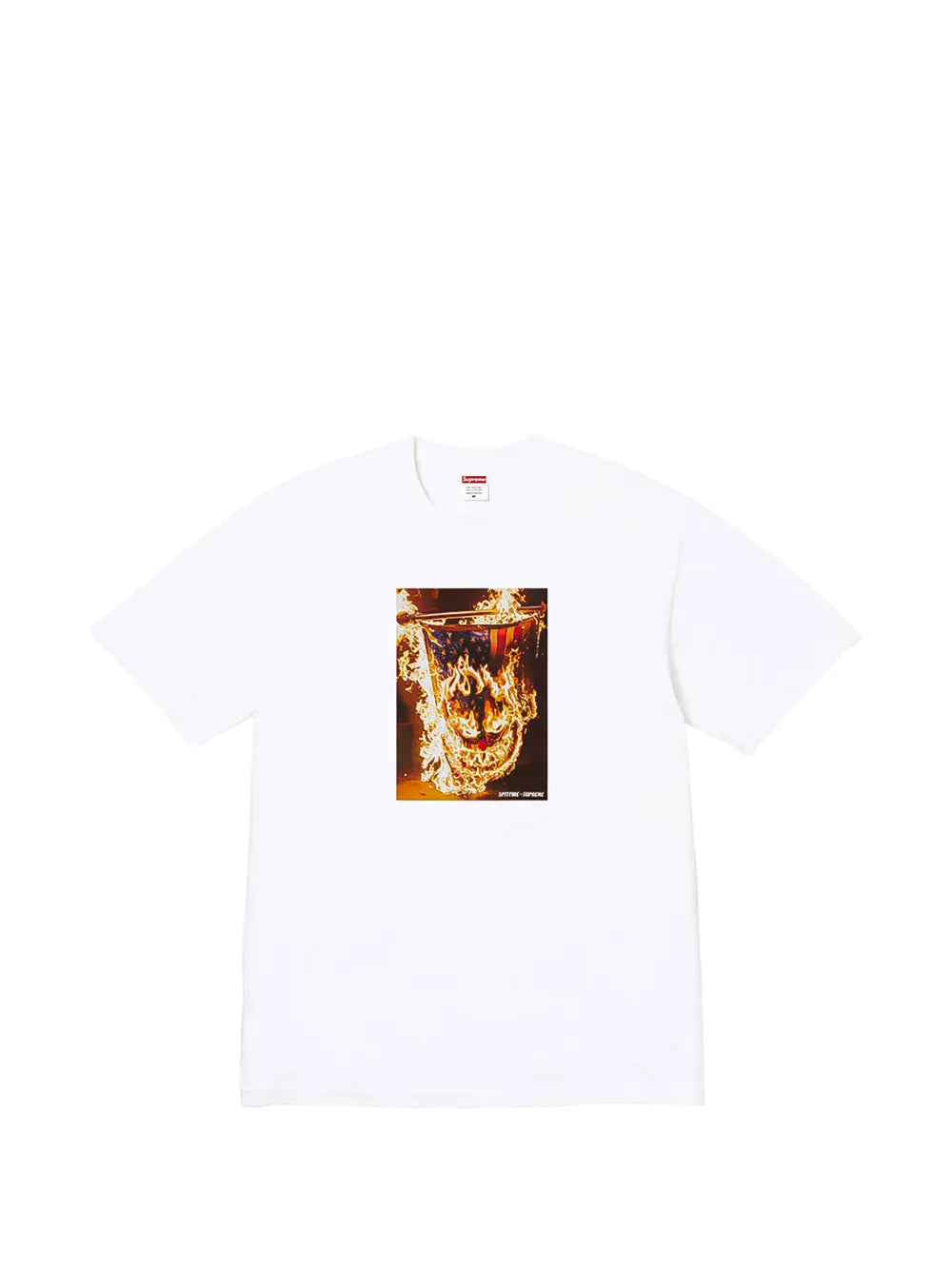 Supreme playera con logo estampado en colaboración con Spitfire - Blanco - imagen 1