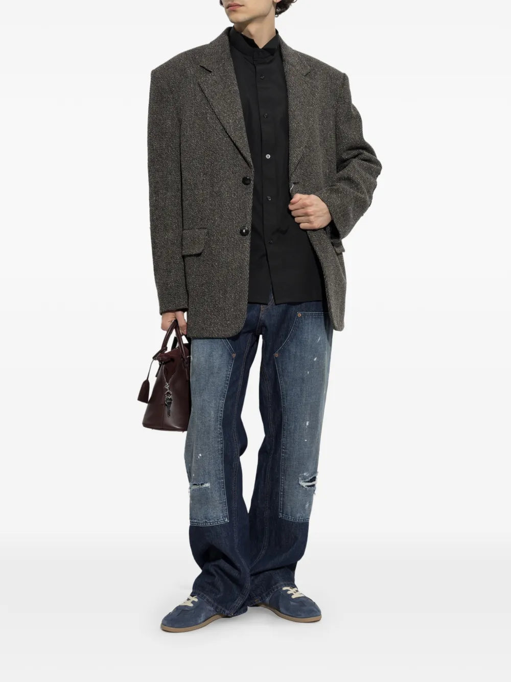 Maison Margiela camisa manga larga - Negro - imagen 2