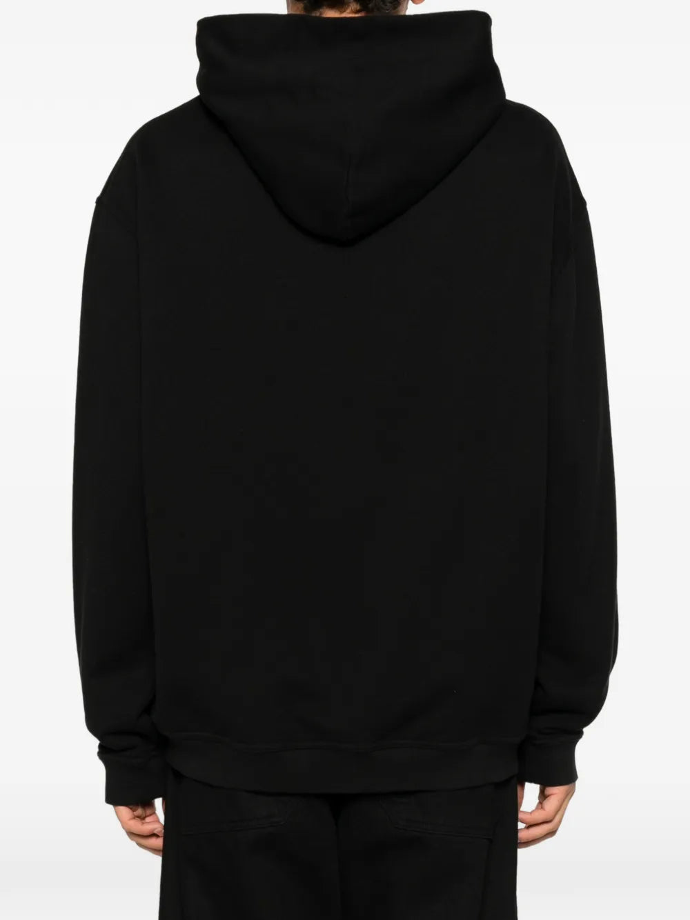 Maison Margiela hoodie con logo bordado - Negro - imagen 4