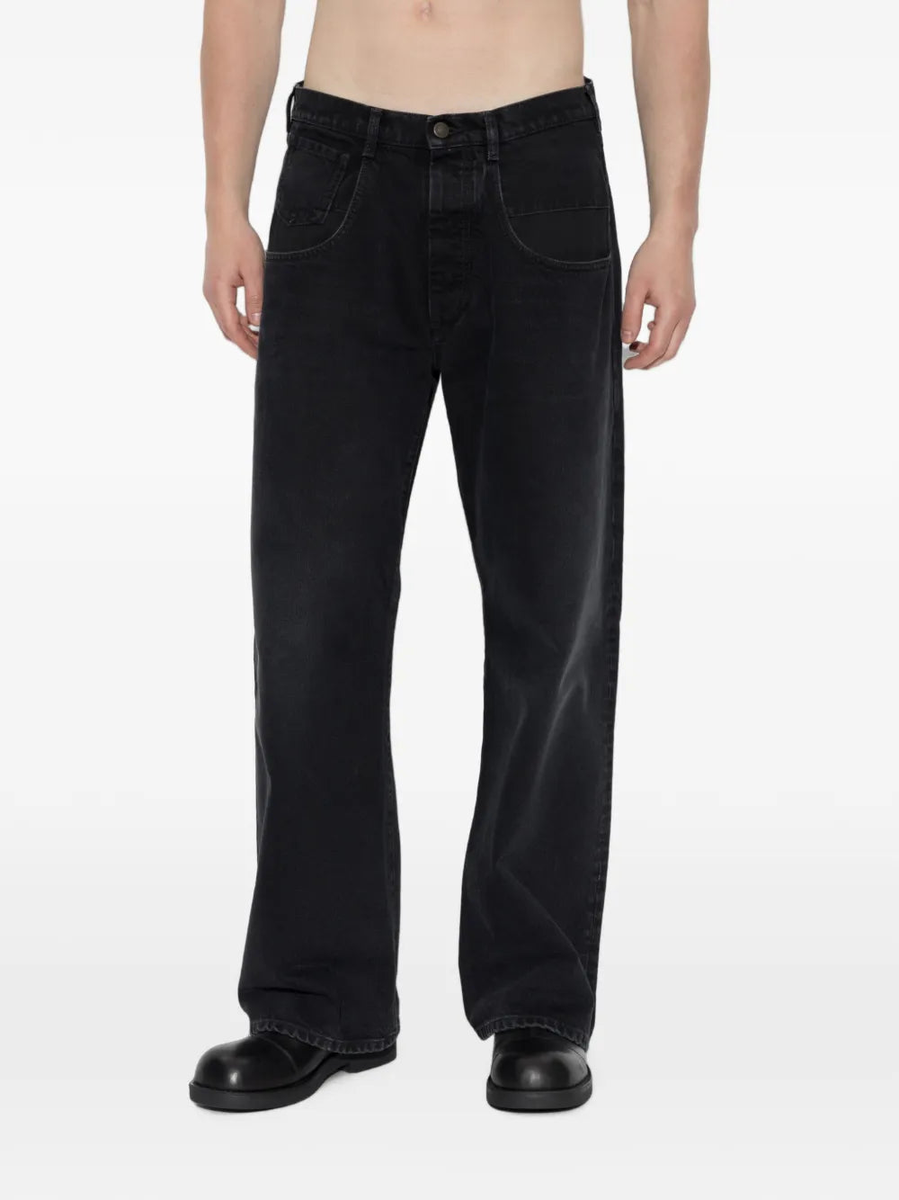 Maison Margiela jeans rectos - Negro - imagen 3