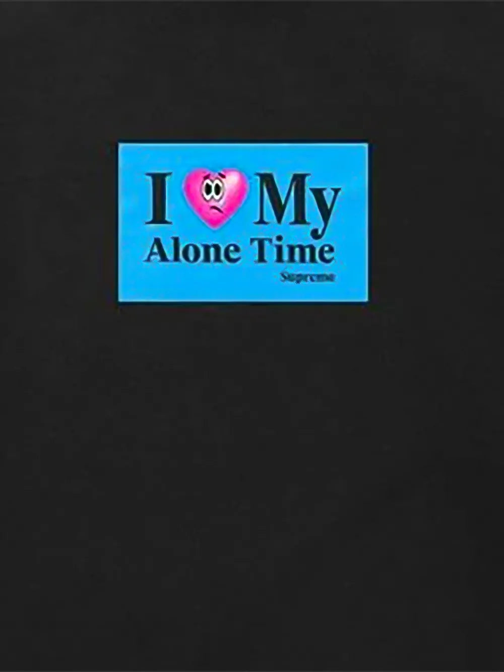 Supreme playera de tiempo Alone - Negro - imagen 2
