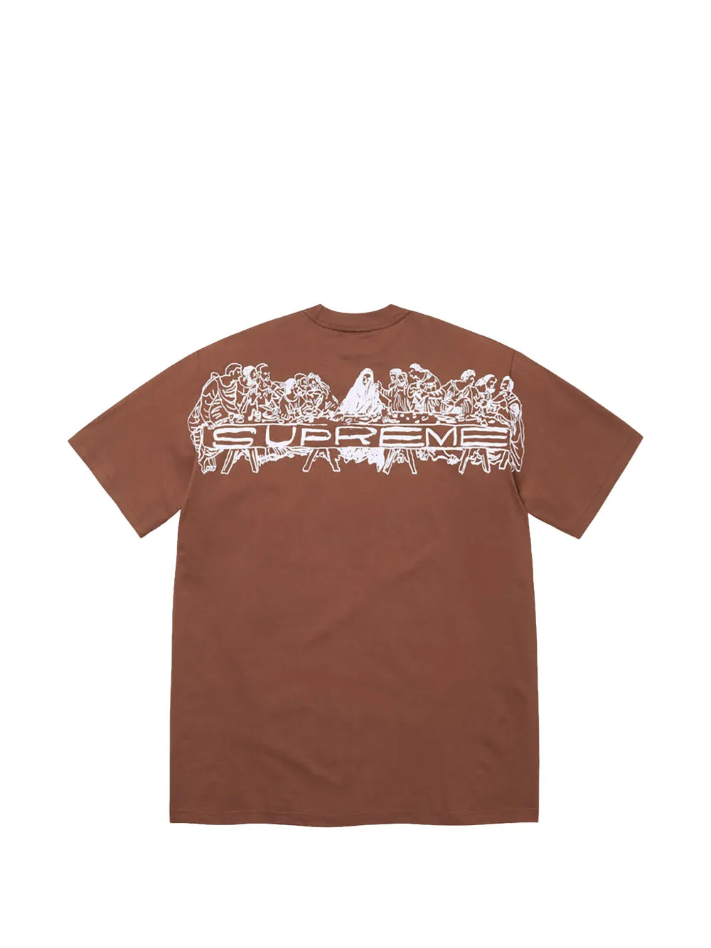 Supreme playera con estampado gráfico - Marrón - imagen 2