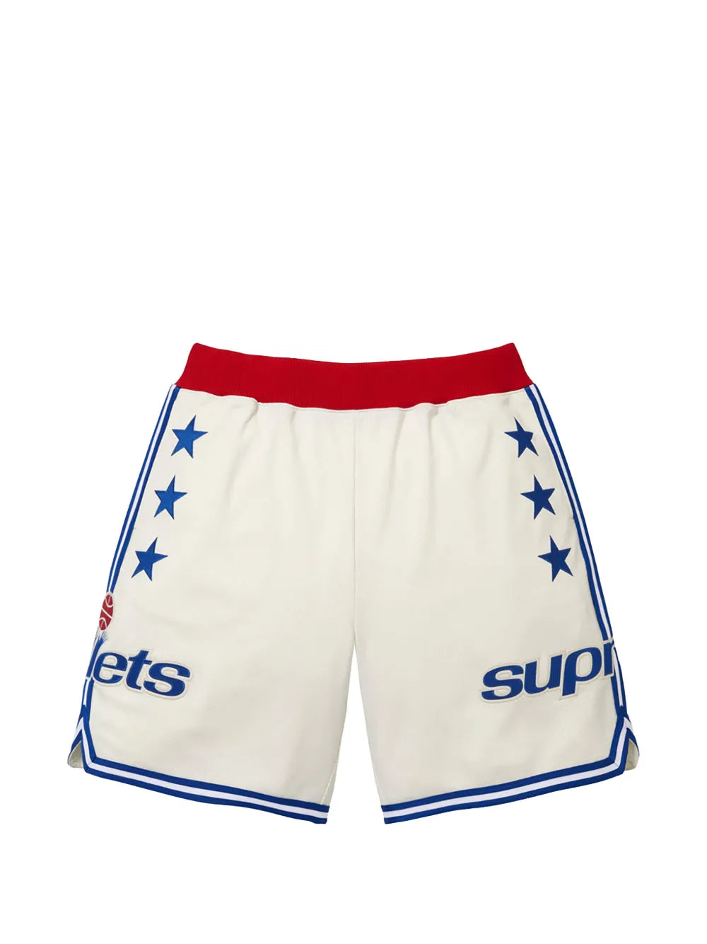 Supreme shorts de basquetbol con estrellas estampadas en colaboración con Mitchell & Ness Teams - Neutro - imagen 1
