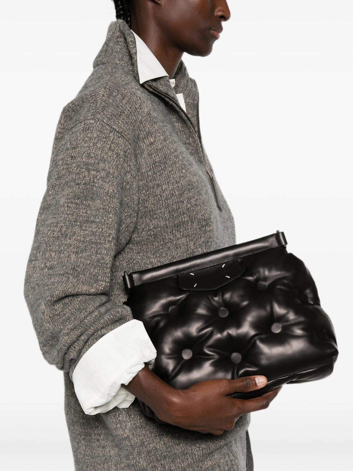 Maison Margiela bolsa de mano Glam Slam - Negro - imagen 2