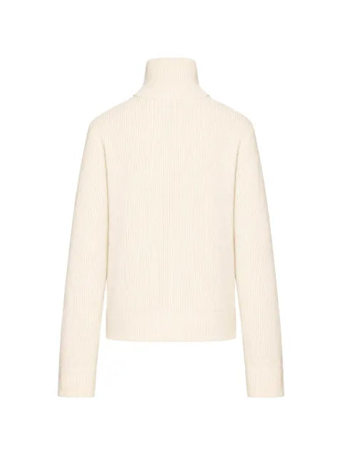 Maison Margiela cárdigan tejido de canalé con cierre - imagen 2