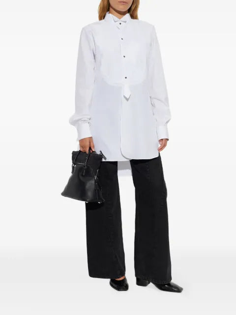 Maison Margiela camisa con detalle de babero - imagen 2