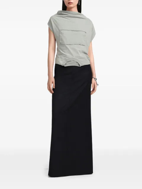 Maison Margiela pantalones rectos con falda larga - imagen 2