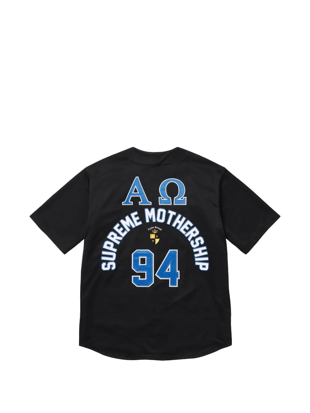 Supreme jersey de béisbol Alpha Omega - Negro - imagen 2