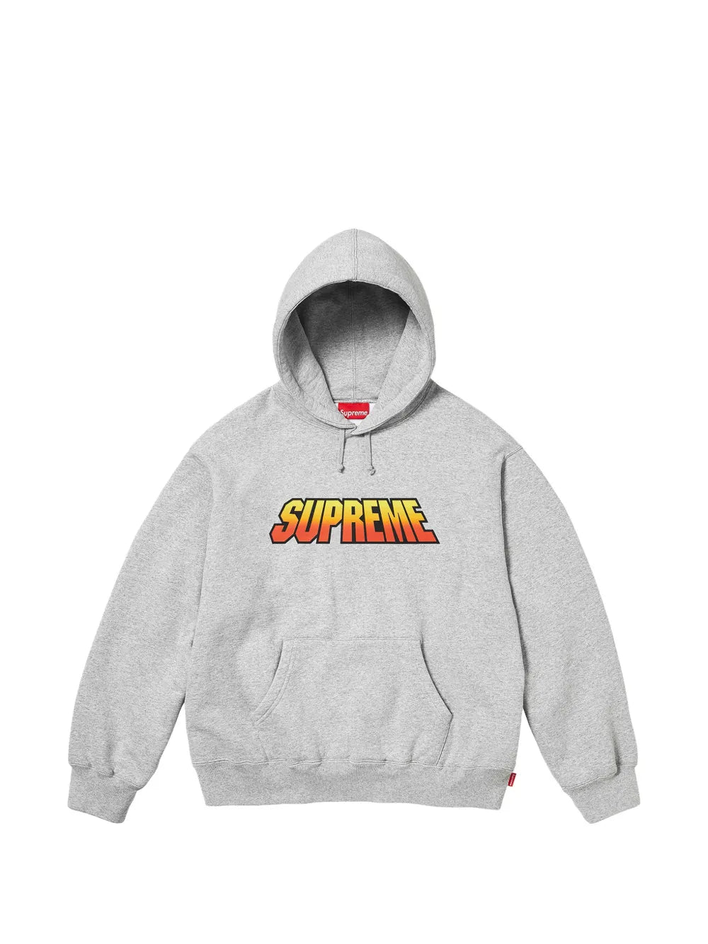 Supreme hoodie con logo estampado y efecto degradado - Gris - imagen 1