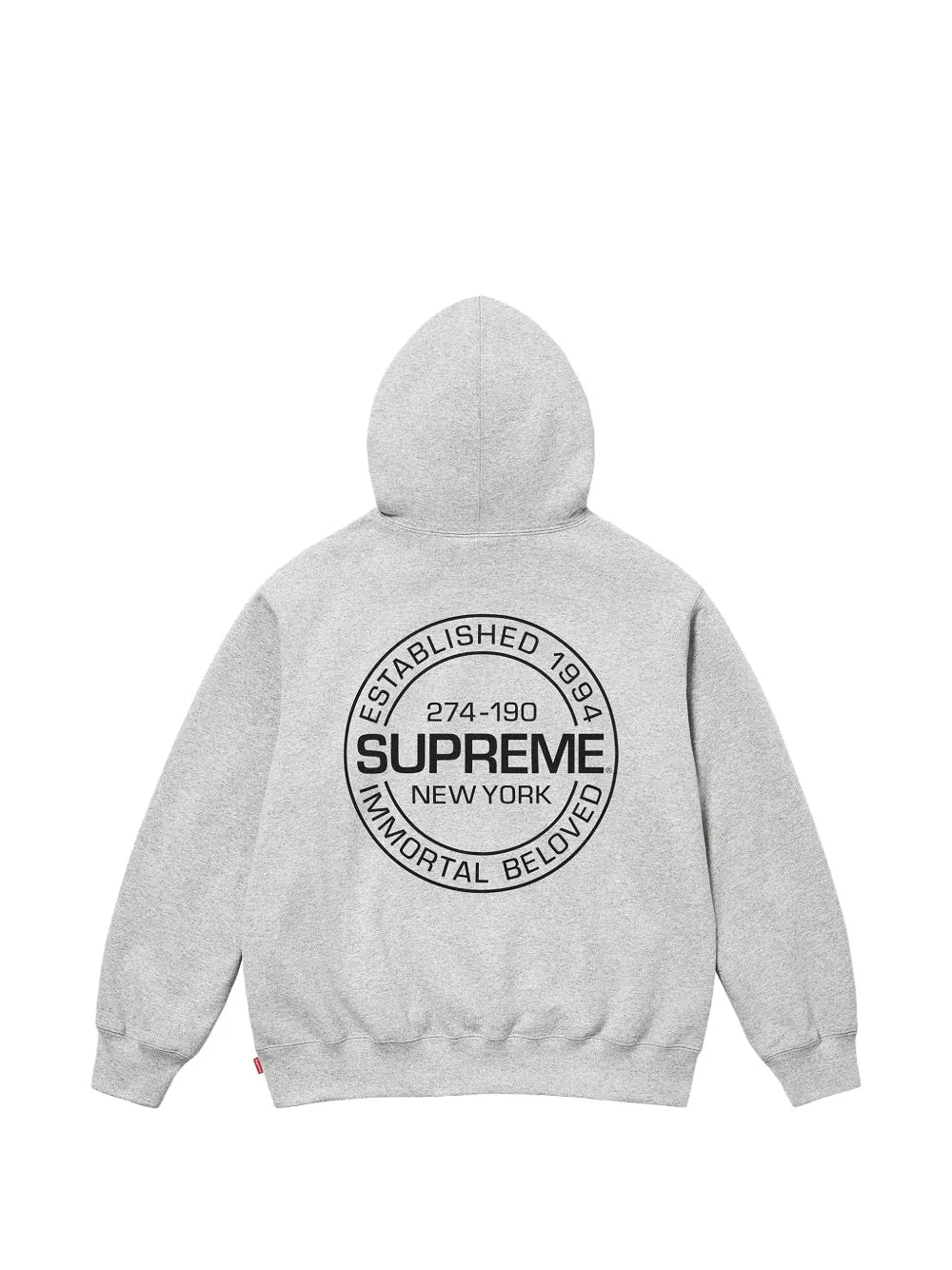 Supreme hoodie Immortal con logo estampado - Gris - imagen 2