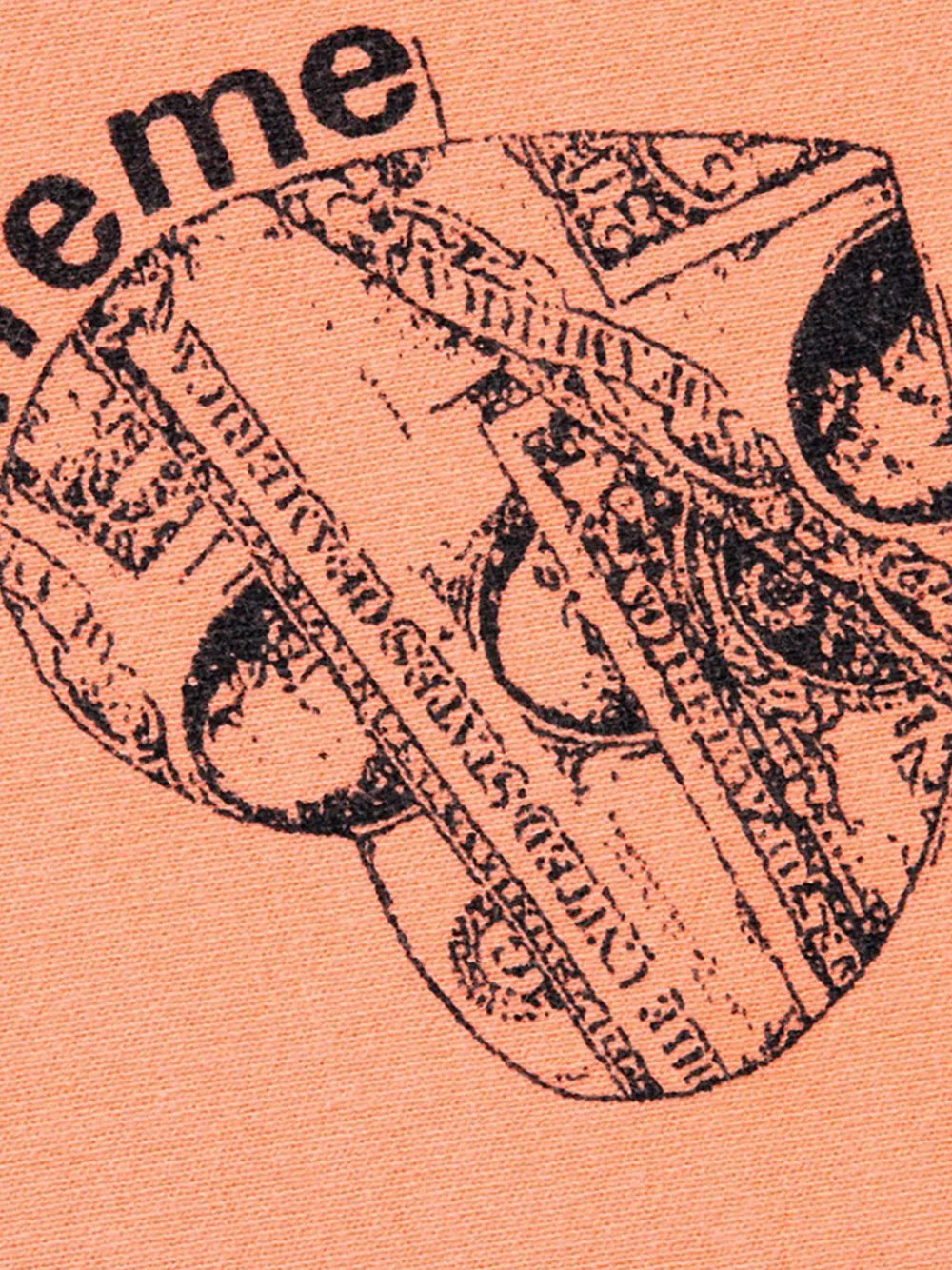 Supreme hoodie Love Cash - Naranja - imagen 2