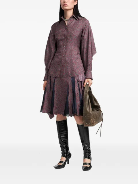 Maison Margiela camisa de corte cuadrado - imagen 2