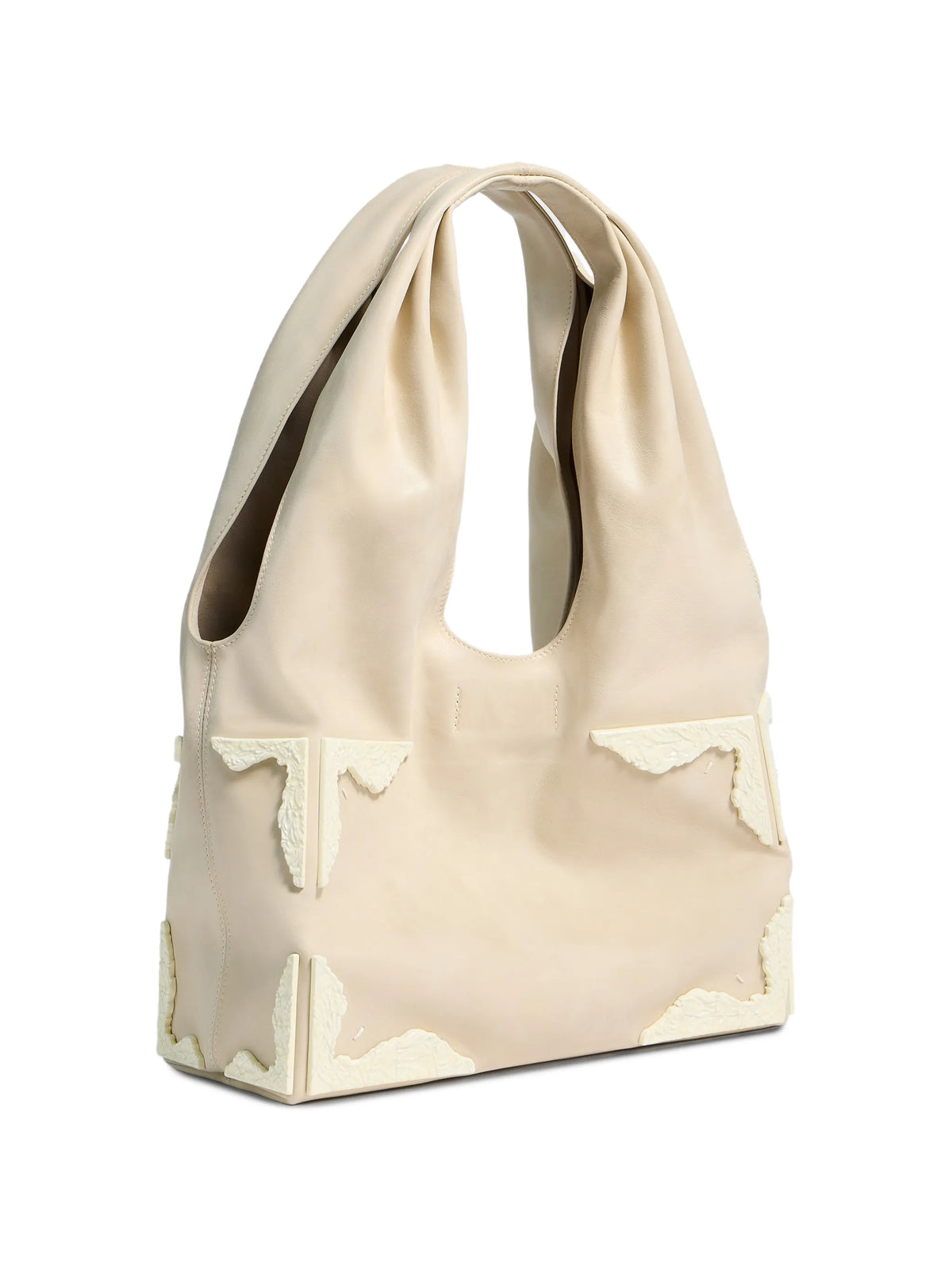 Maison Margiela tote Box mediana de piel - Neutro - imagen 3