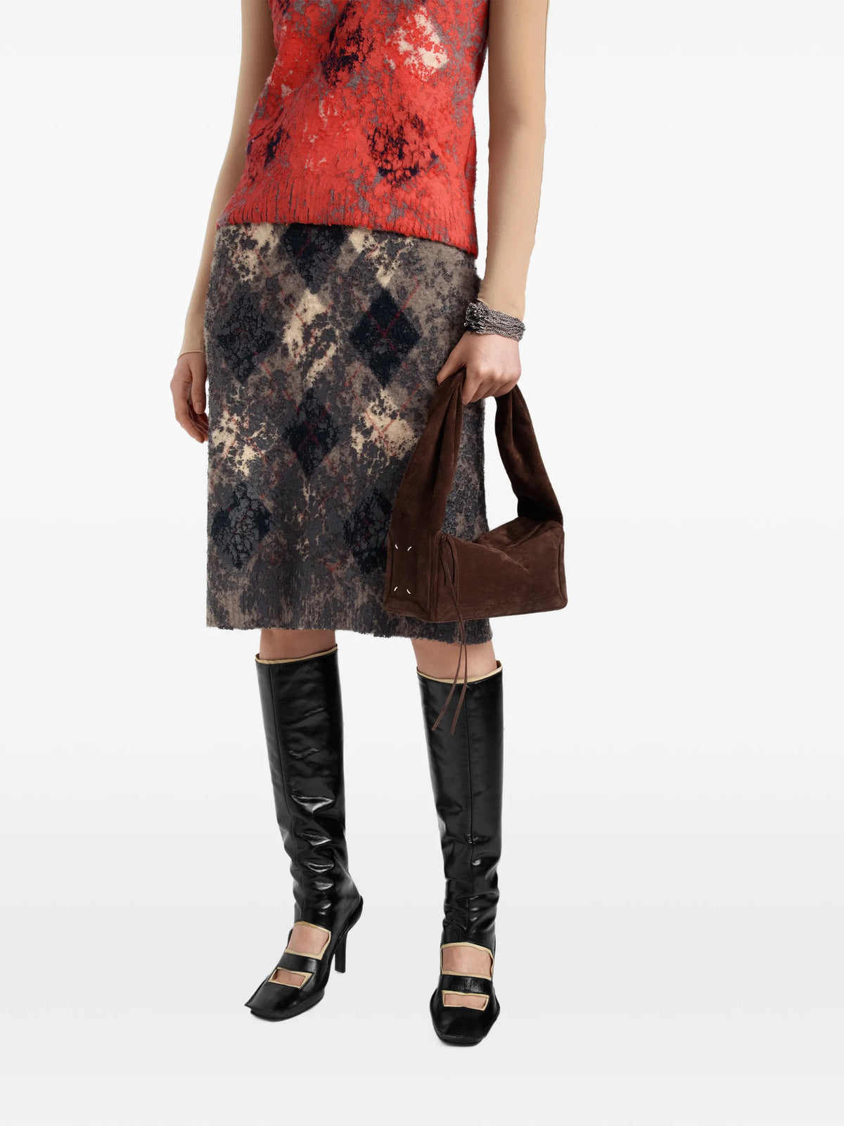 Maison Margiela tote Box East West pequeña - Marrón - imagen 1