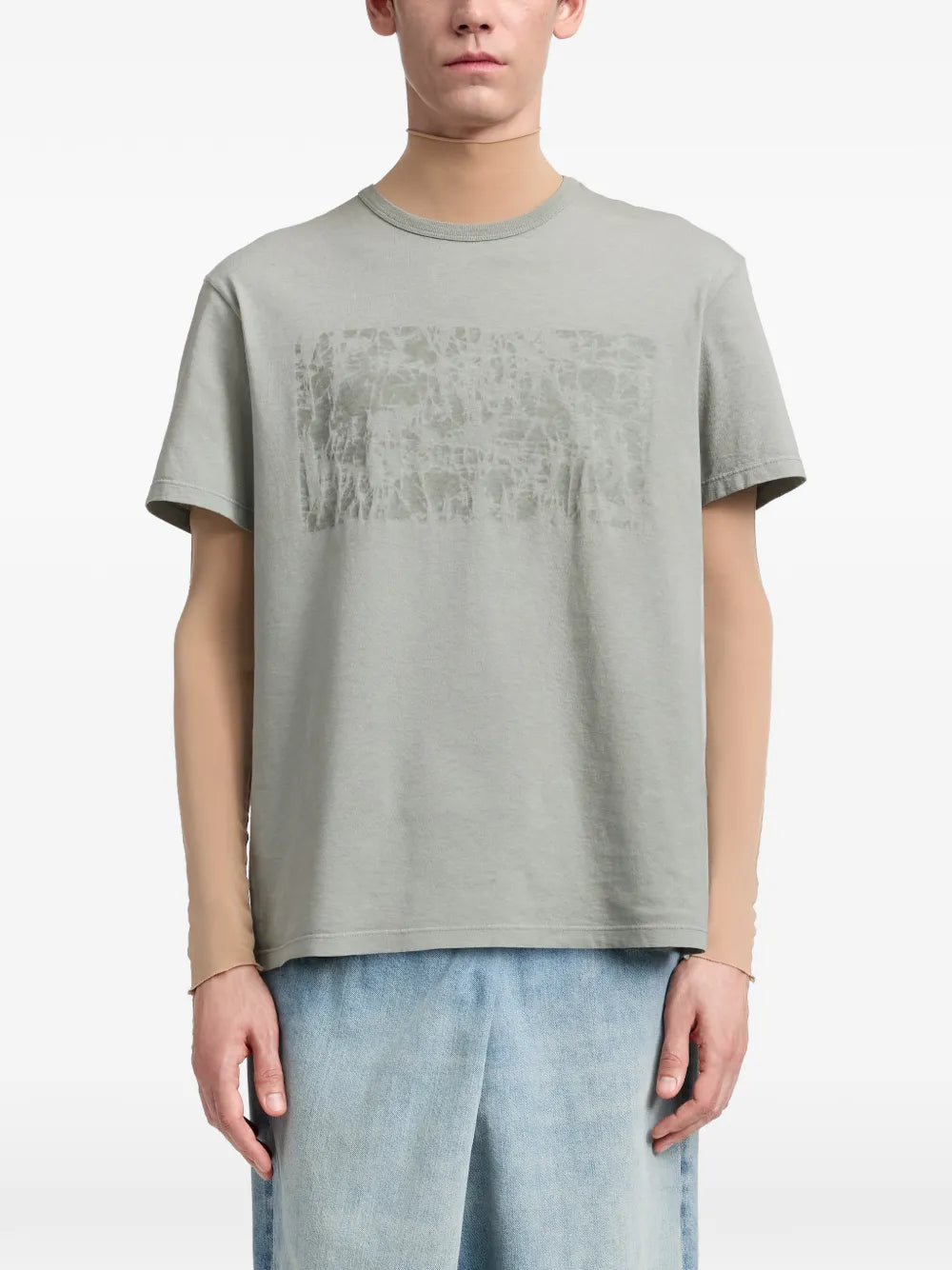 Maison Margiela playera encerada - Verde - imagen 4