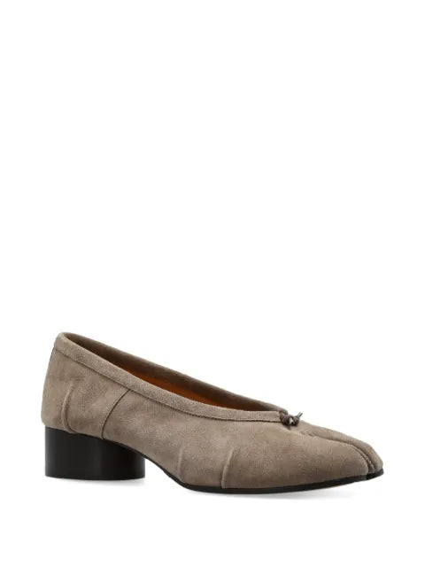 Maison Margiela zapatillas Tabi de gamuza - Neutro - vista 2