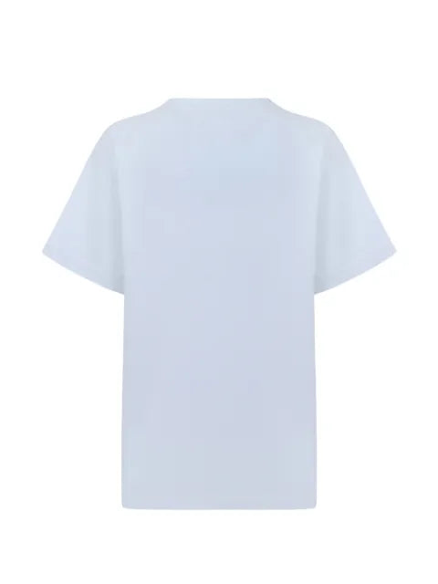 Maison Margiela playera de algodón con logo estampado - imagen 2