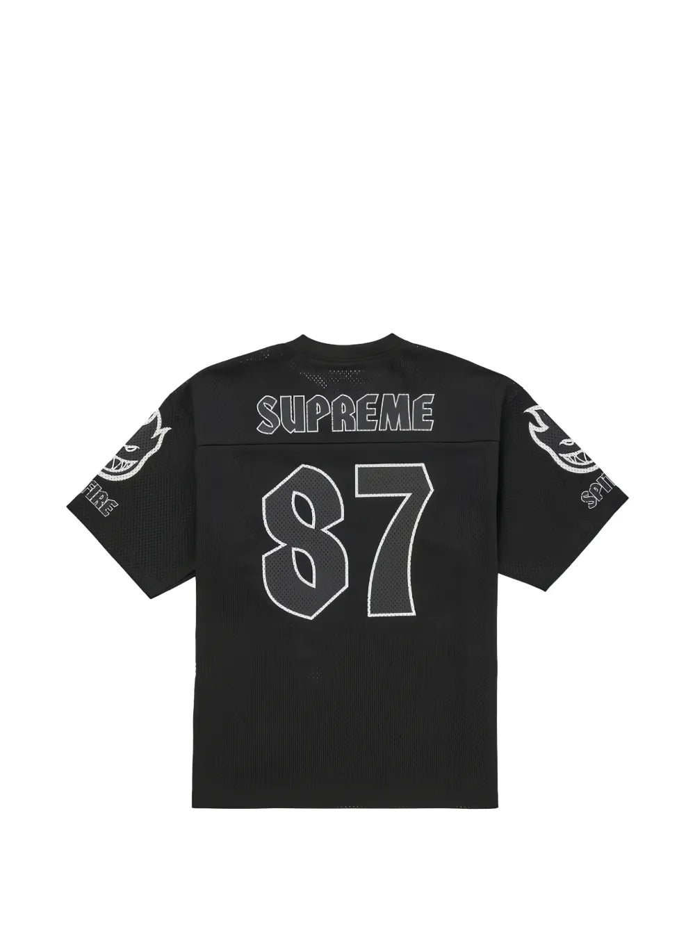 Supreme camiseta Spitfire con cuello en V - Negro - imagen 2
