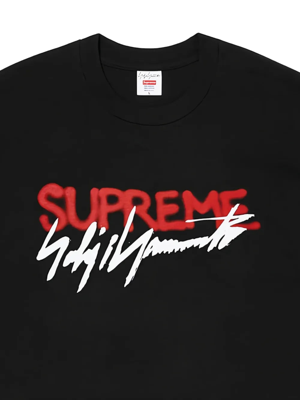 Supreme camiseta con logo de Supreme x Yohji Yamamoto - Negro - imagen 2