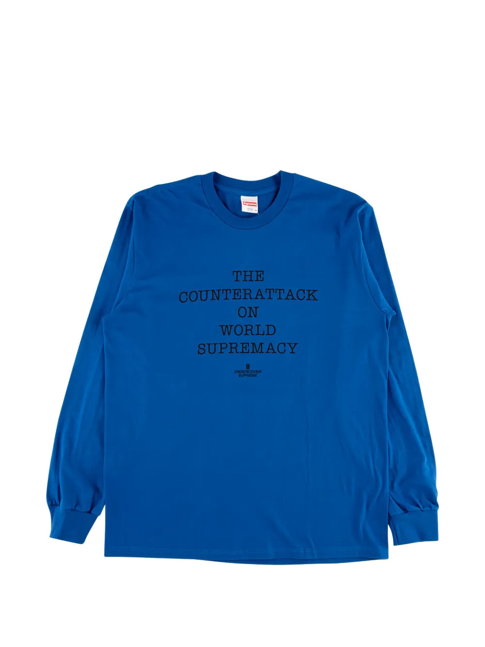 Supreme playera manga larga en colaboración con Undercover y Public Enemy - Azul - imagen 1