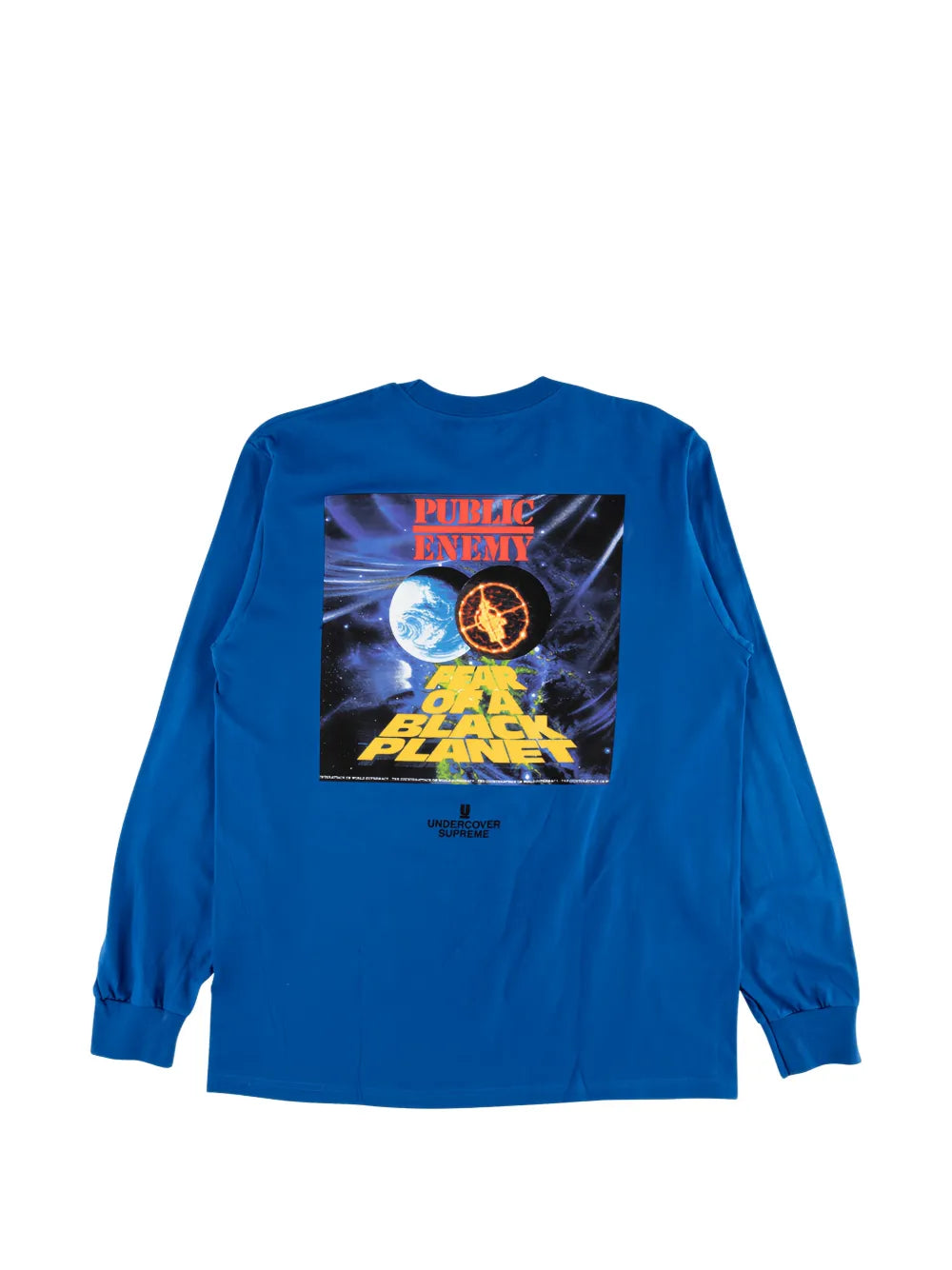 Supreme playera manga larga en colaboración con Undercover y Public Enemy - Azul - imagen 2