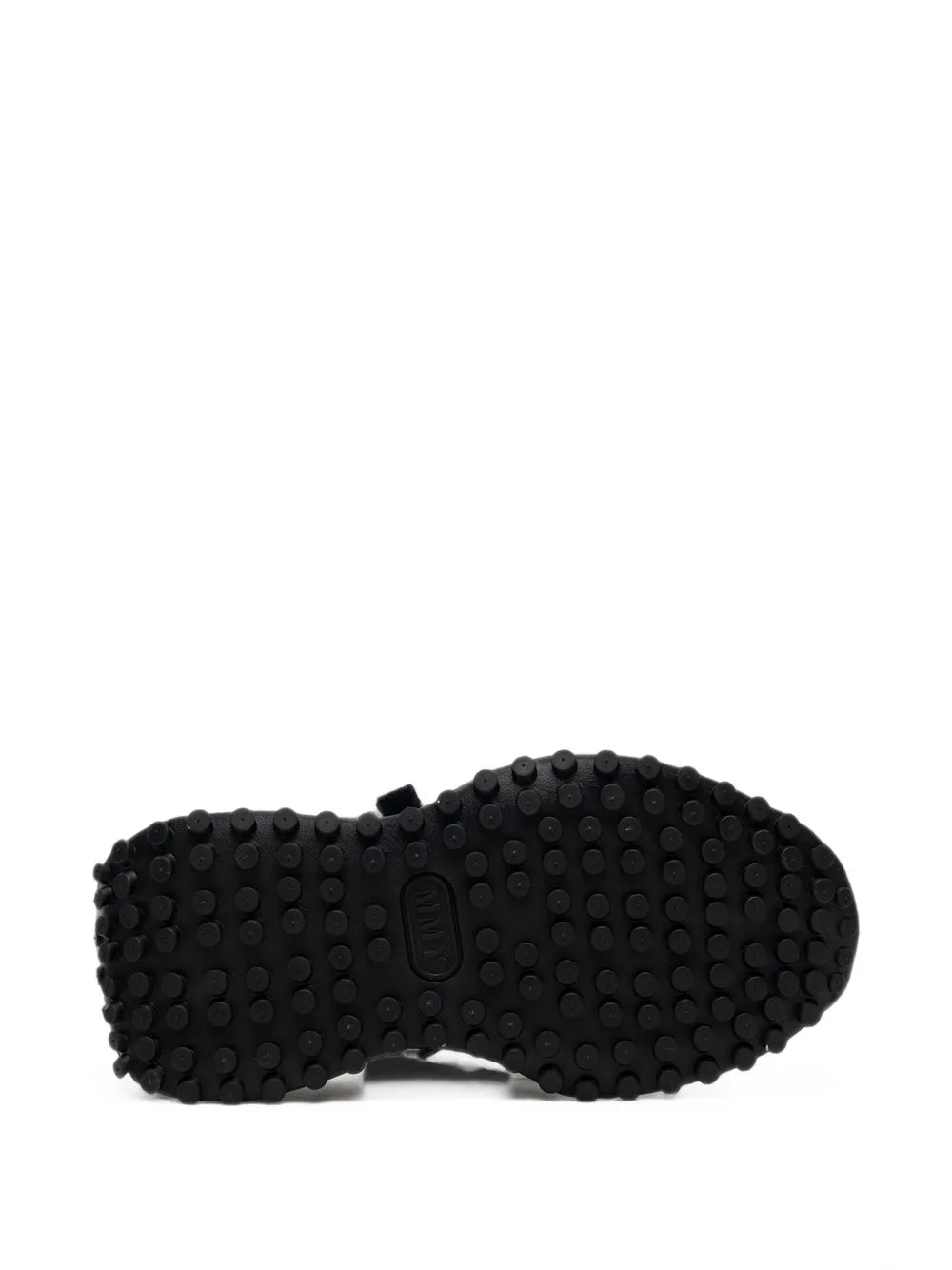 Maison MIHARA YASUHIRO tenis bajos Larry OG de lona estampada - negro