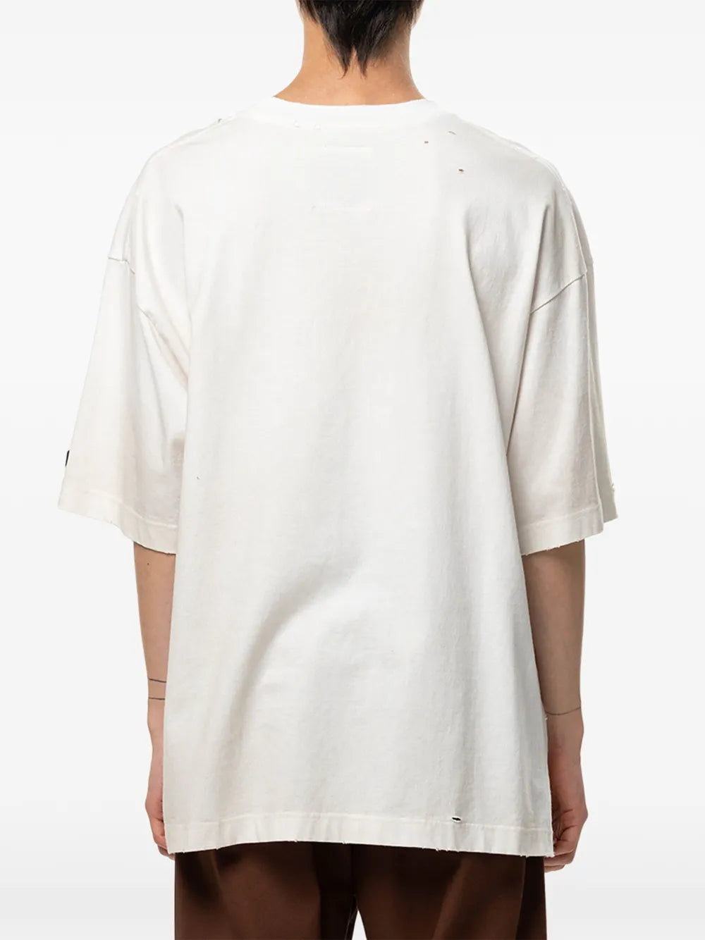 Maison MIHARA YASUHIRO camiseta estampada con dibujo de Leon - neutro