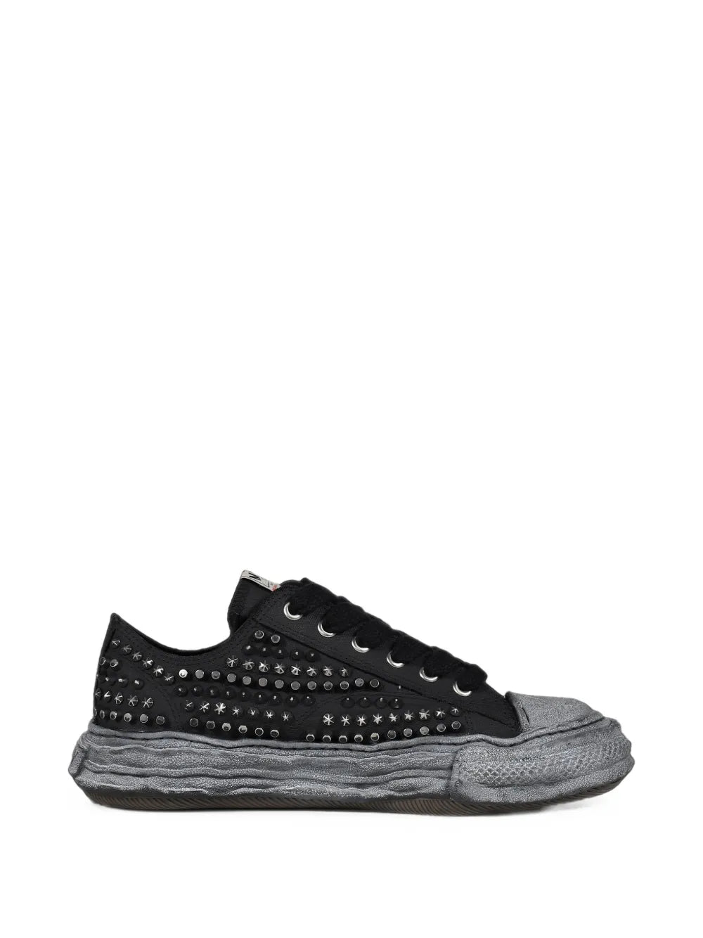Maison MIHARA YASUHIRO tenis Peterson 23 con apliques - negro