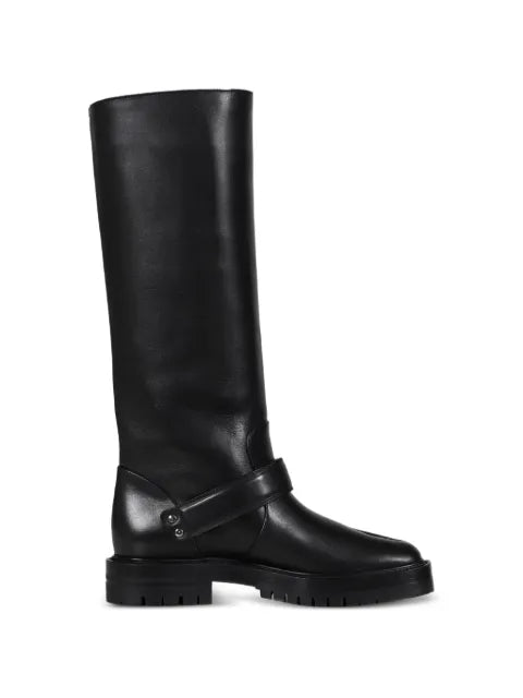 Maison Margiela botas altas Tabi con correa y hebilla - Negro - vista 1
