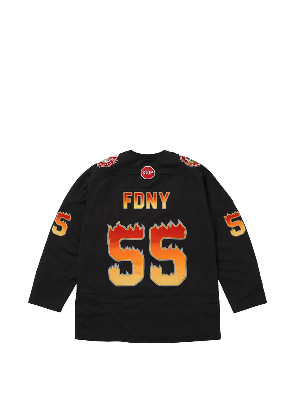 Supreme camiseta de hockey de Supreme x FDNY - Negro - imagen 2
