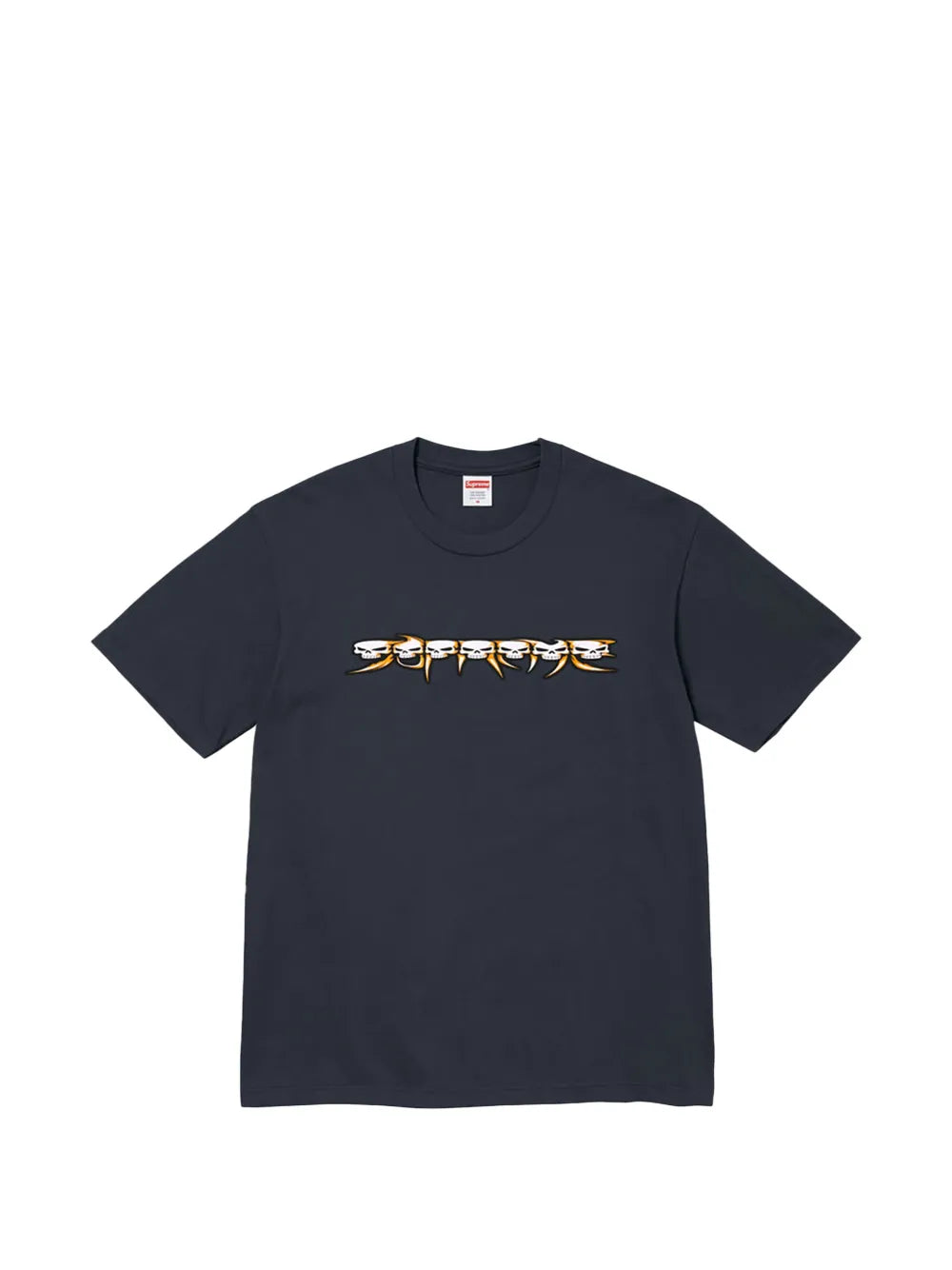 Supreme camiseta con calaveras estampadas - Negro - imagen 1