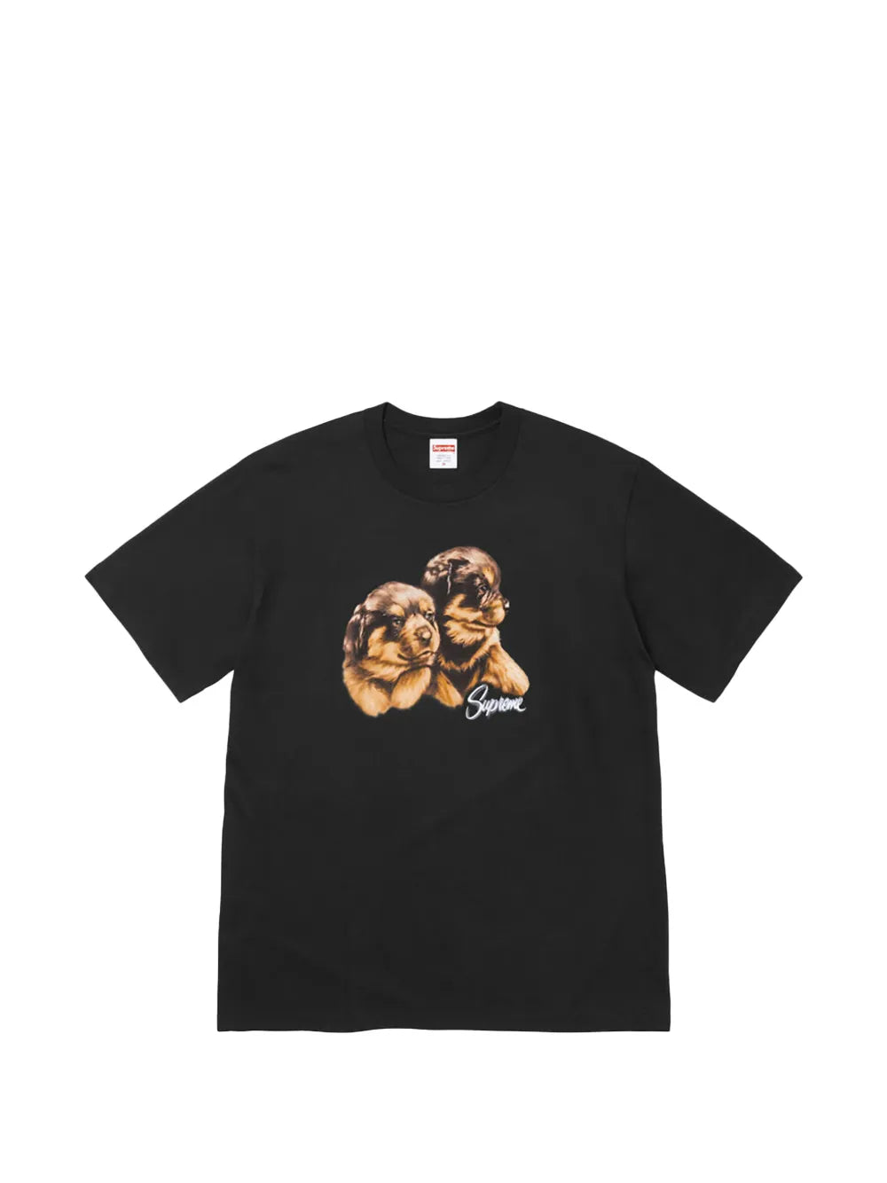 Supreme camiseta con estampado de cachorros - Negro - imagen 1
