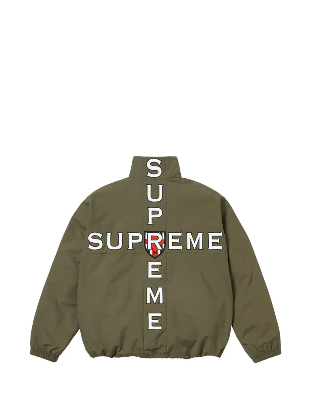 Supreme chaqueta de chándal Cross con logo - Verde - imagen 2