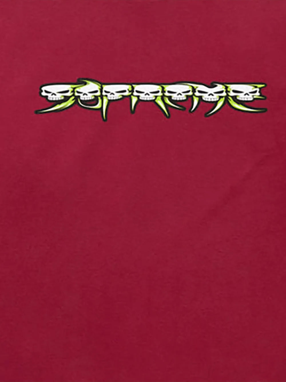 Supreme camiseta Skulls Spellout - Rojo - imagen 2