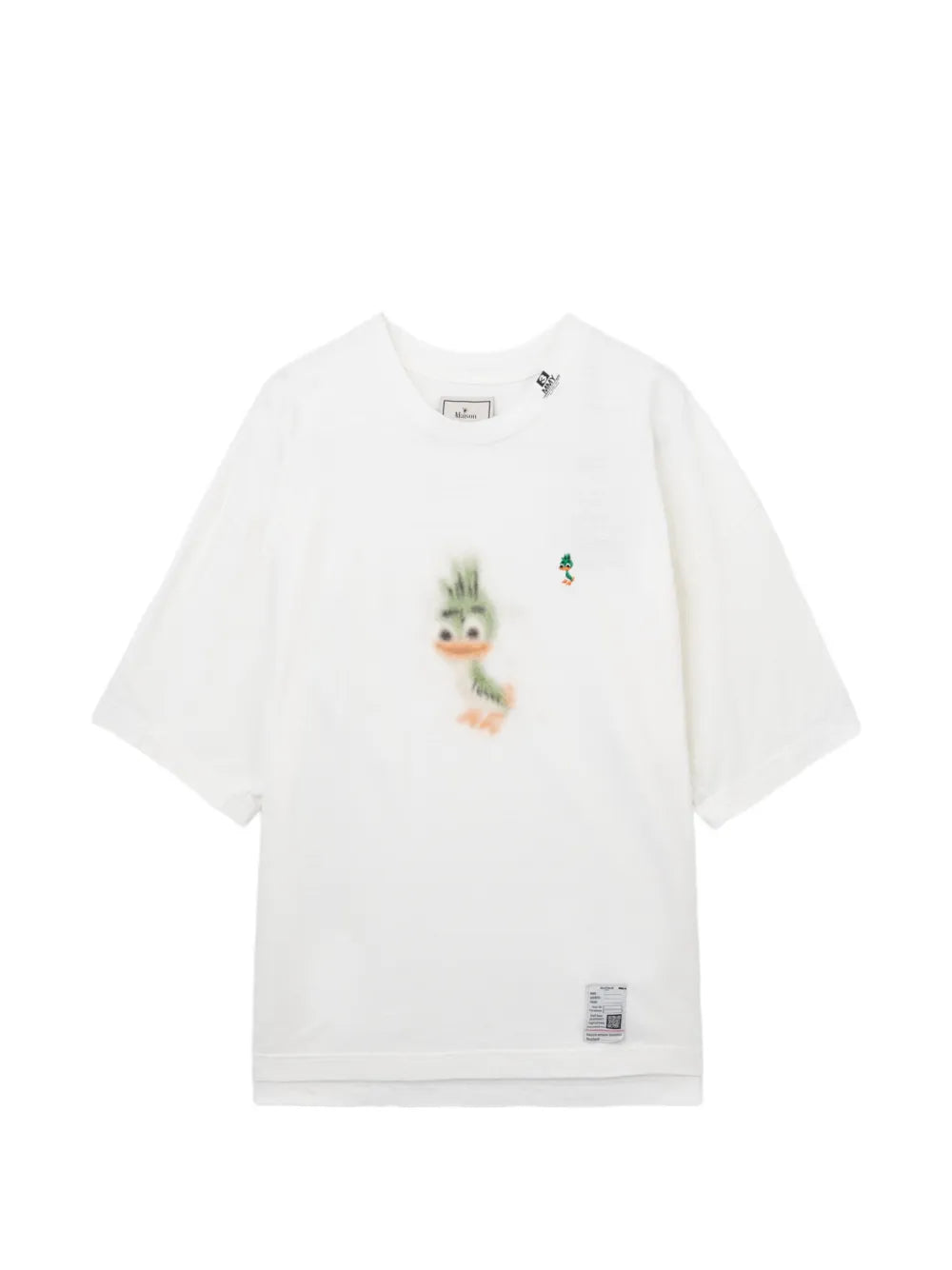 Maison MIHARA YASUHIRO playera con estampado Leon - blanco