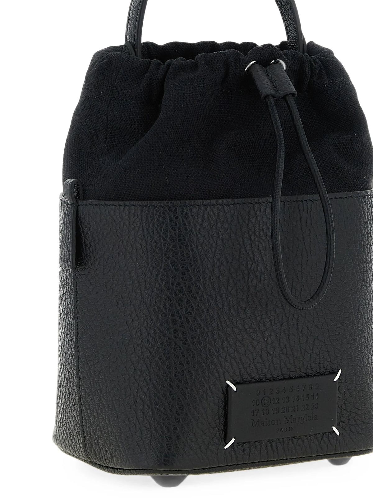 Maison Margiela bolsa bucket 5AC pequeña - Negro - imagen 3