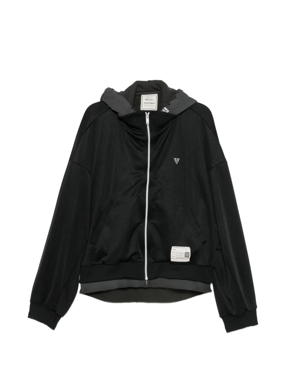 Maison MIHARA YASUHIRO chaqueta con parche del logo - negro