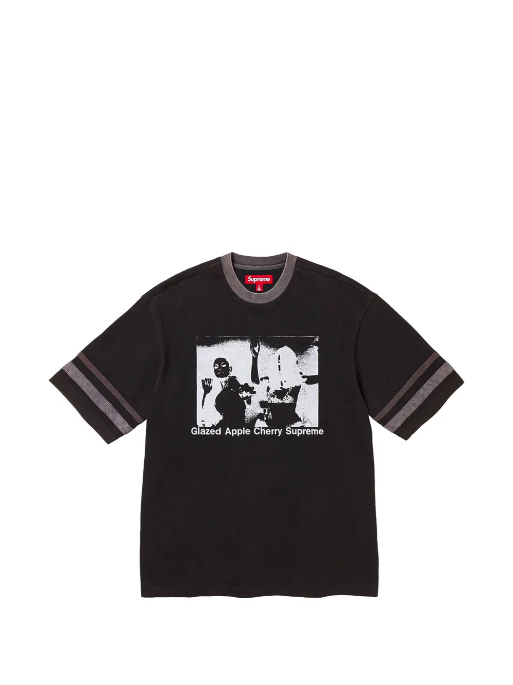 Supreme Glazed graphic-print T-shirt - Negro - imagen 1