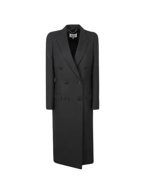 Maison Margiela abrigo de lana con doble botonadura - imagen 1