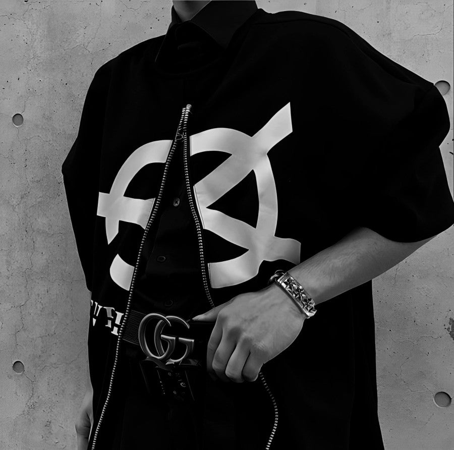 Chrome Hearts Pulsera de identificación de estrella de 6 lados