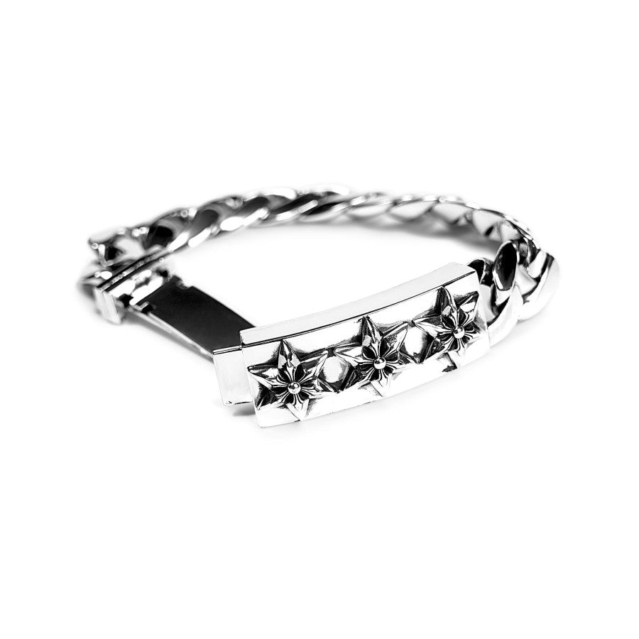 Chrome Hearts Pulsera de identificación de estrella de 6 lados
