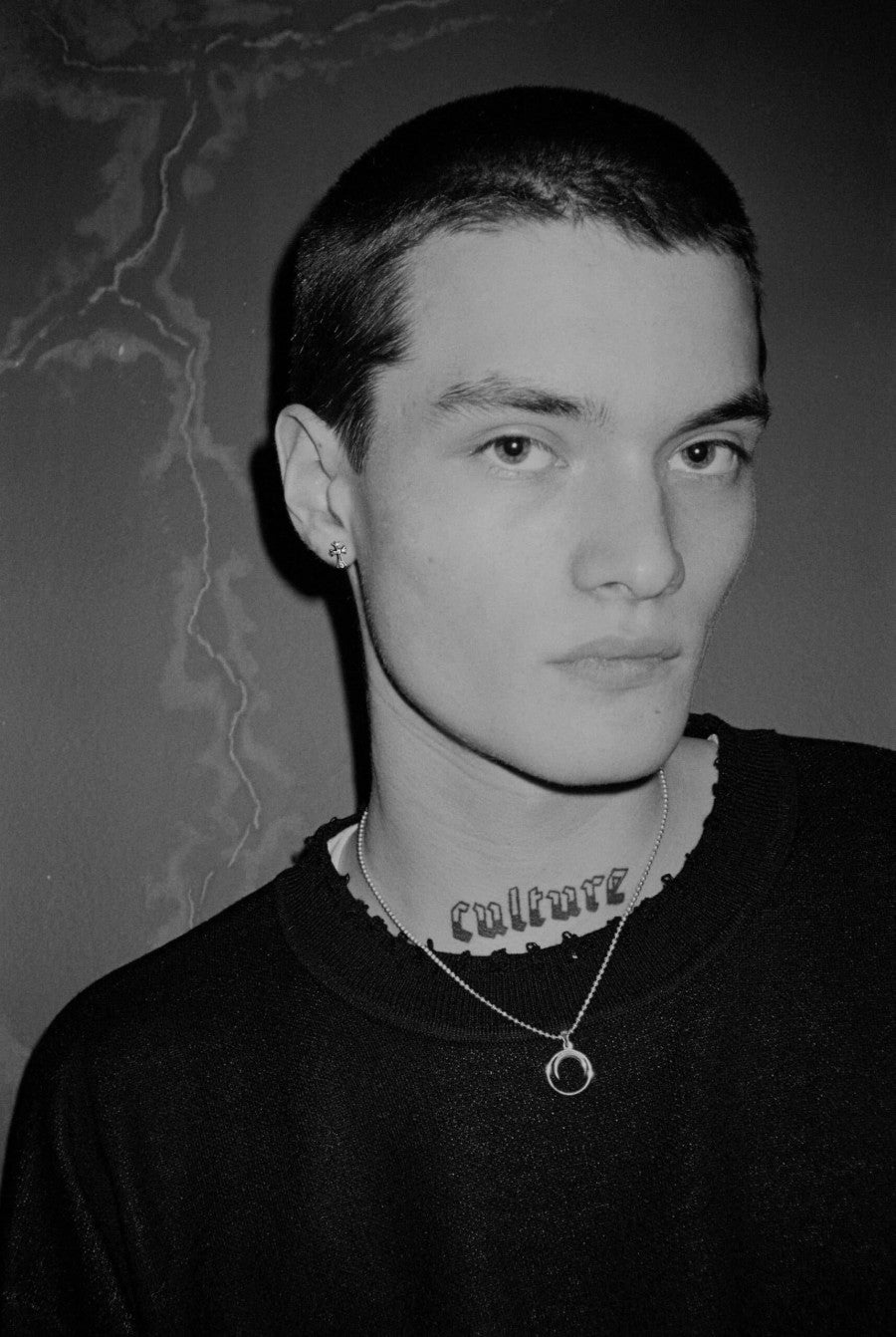Chrome Hearts Piercing para bebé con cruz CH