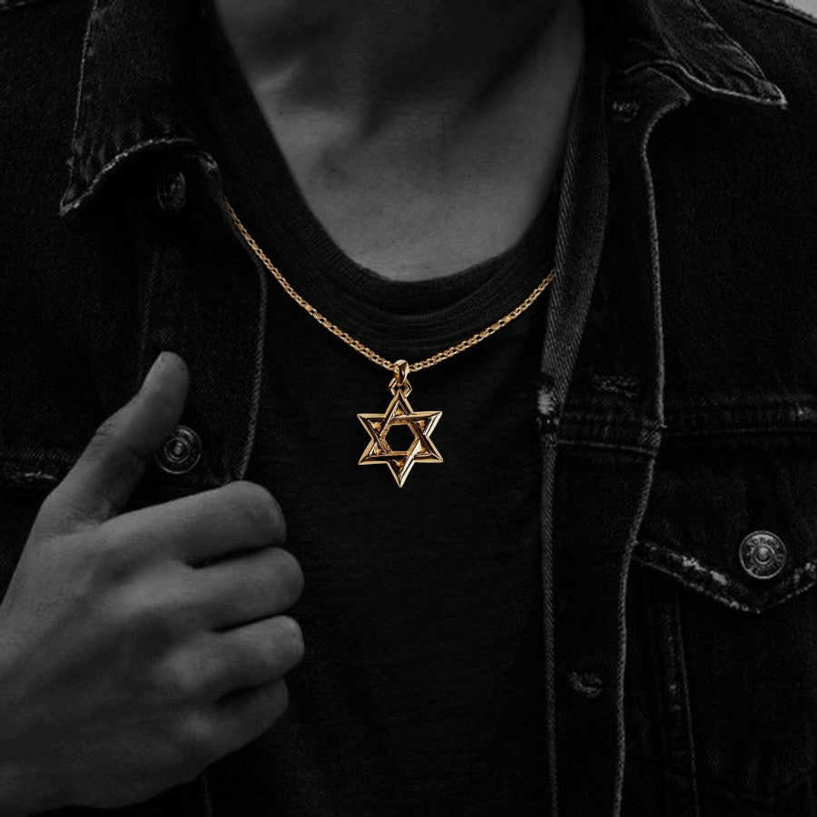 Chrome Hearts Colgante de estrella de David