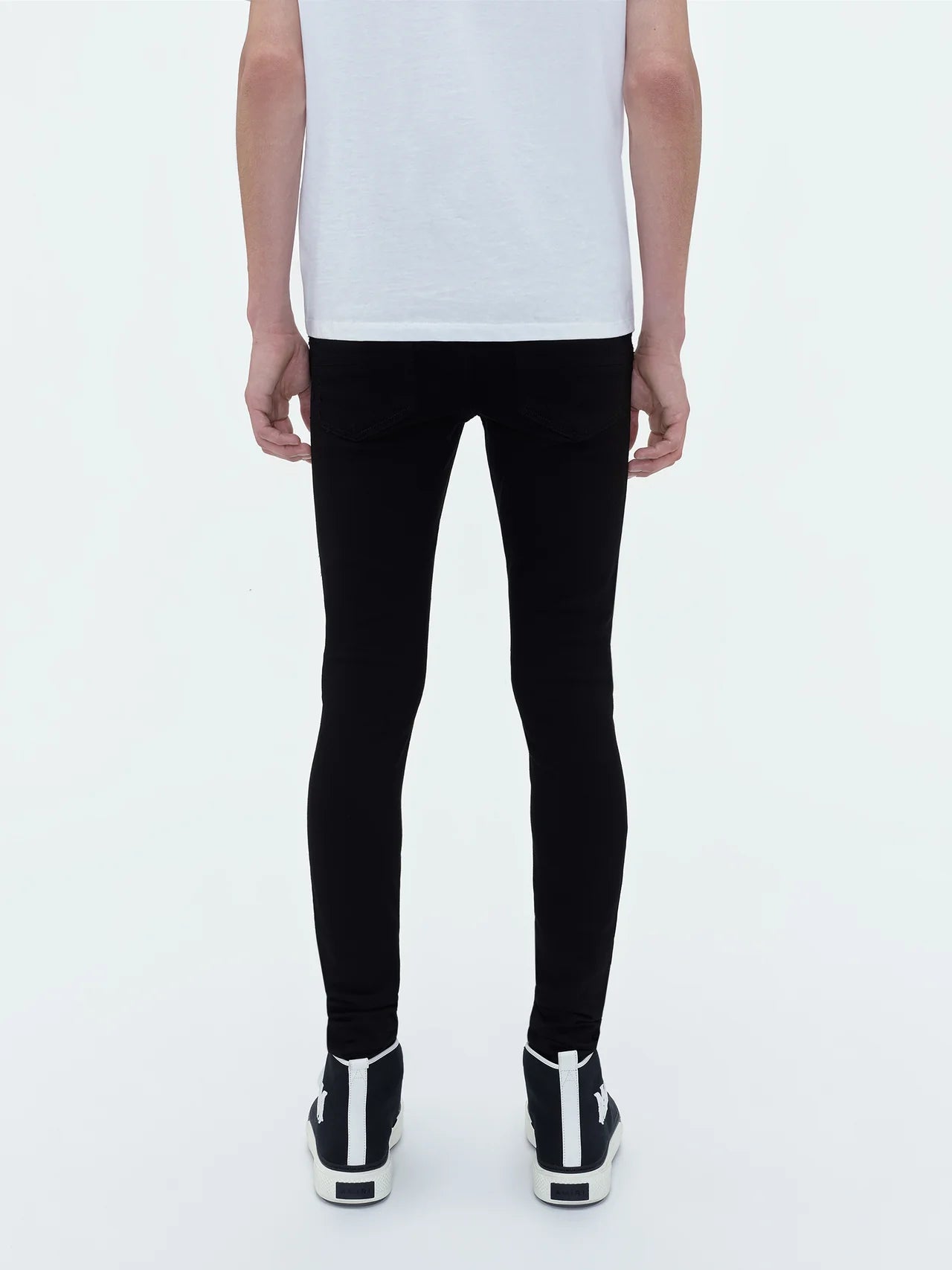 AMIRI LEATHER THRASHER JEAN