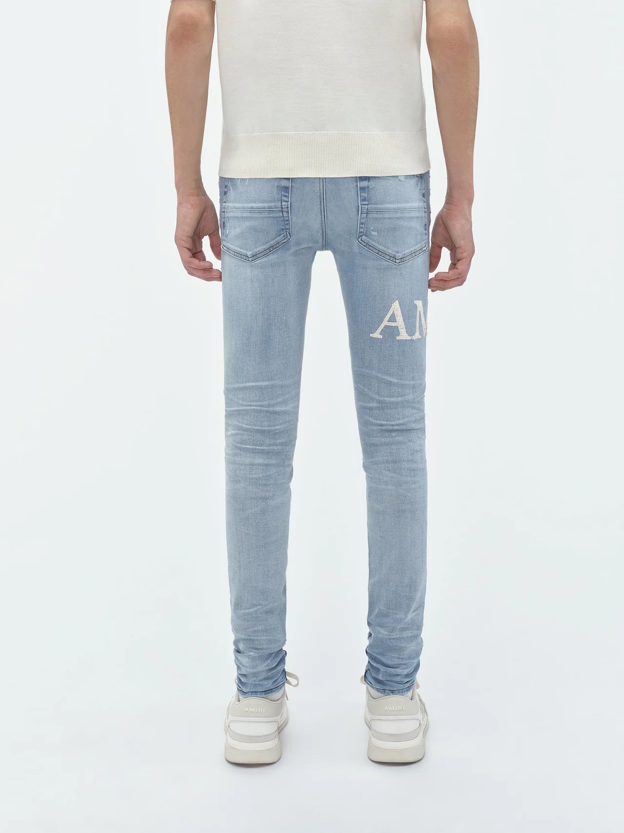 AMIRI BOUCLE LOGO MX1 JEAN