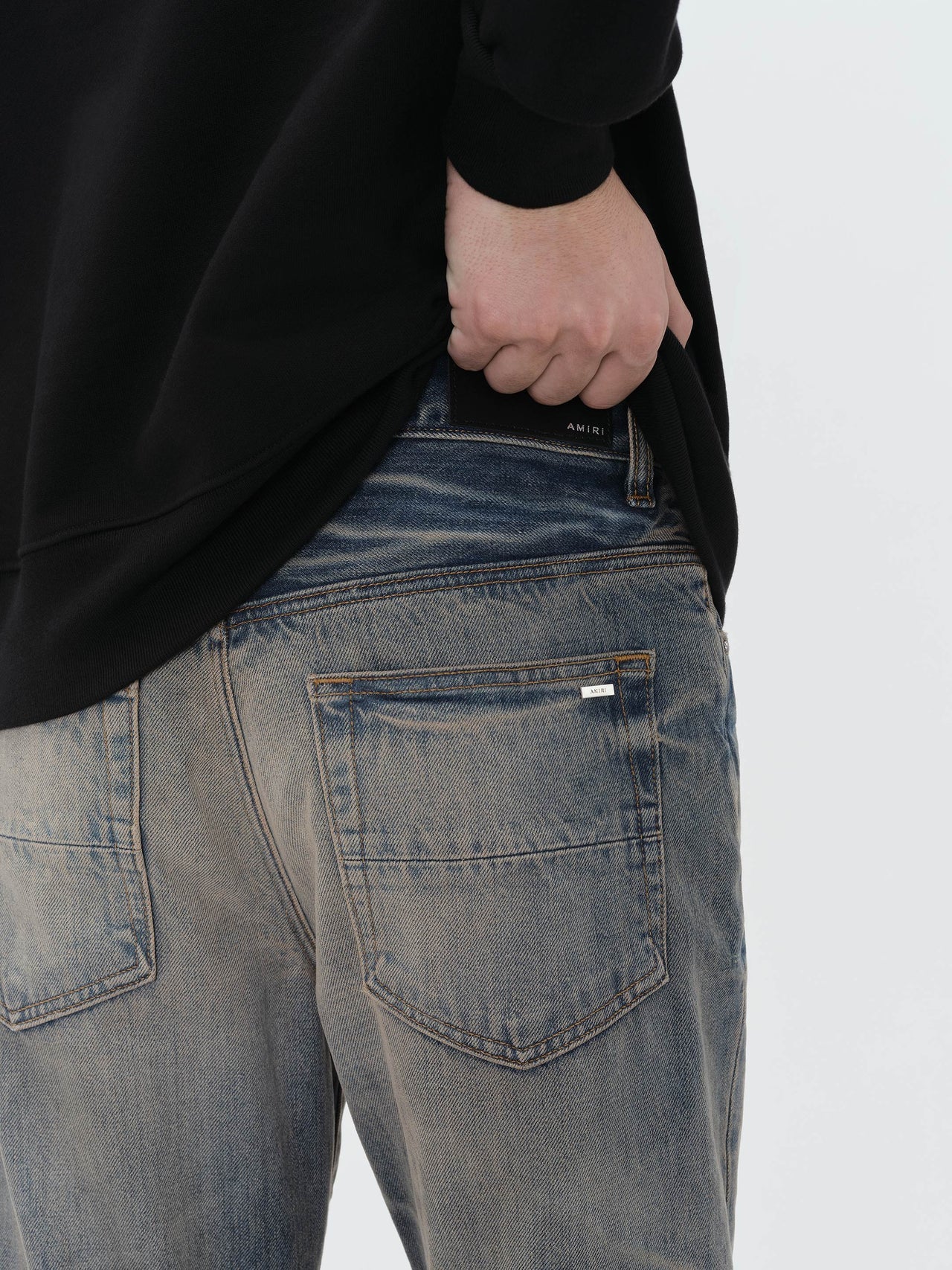 AMIRI RELEASE HEM STRAIGHT JEAN