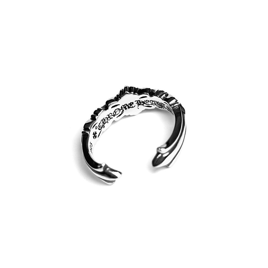 Chrome Hearts Anillo con doble cruz floral