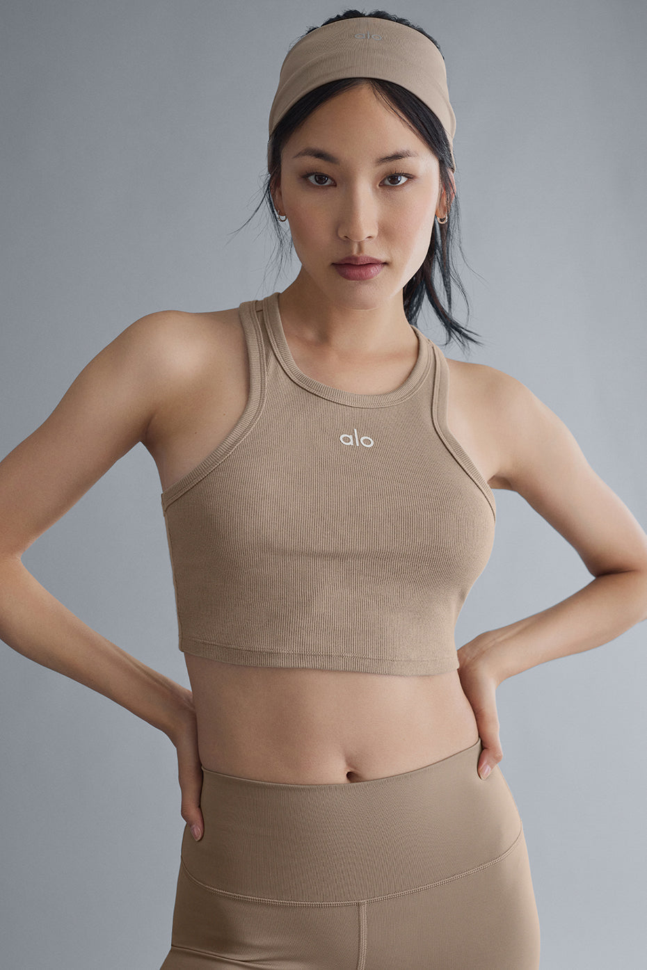 Alo Yoga Airlift Headband - Gravel - imagen 1